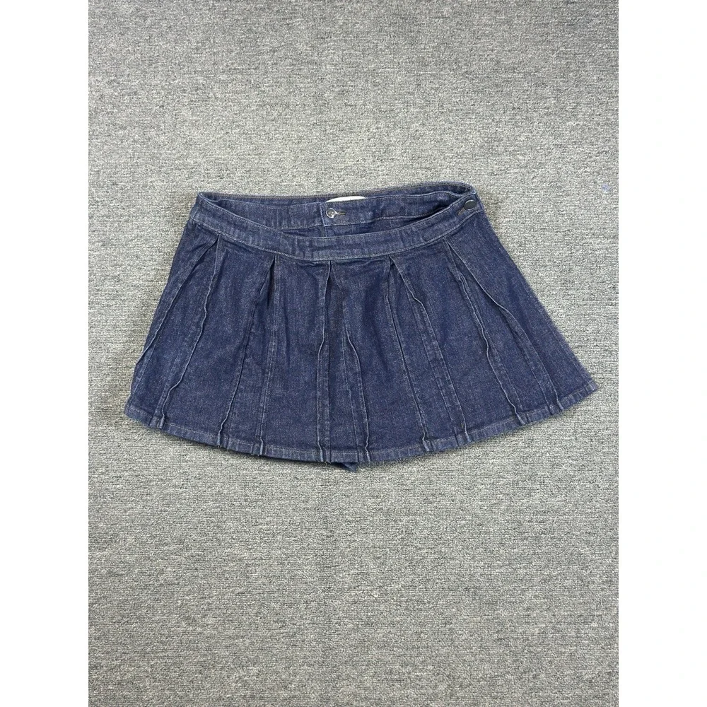 Belle Isle by Torrid Pleated‎ Denim Skort Women's Size 12 (34x4